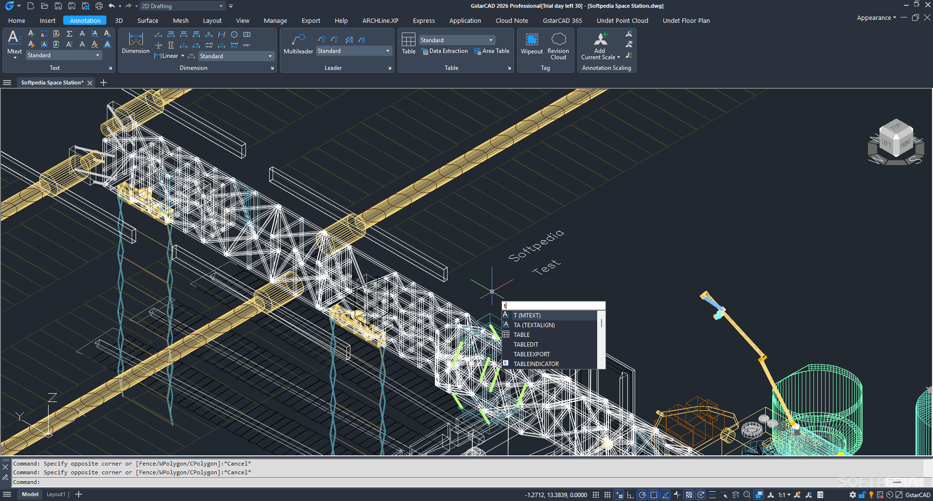 Interface GstarCAD 2026 LT