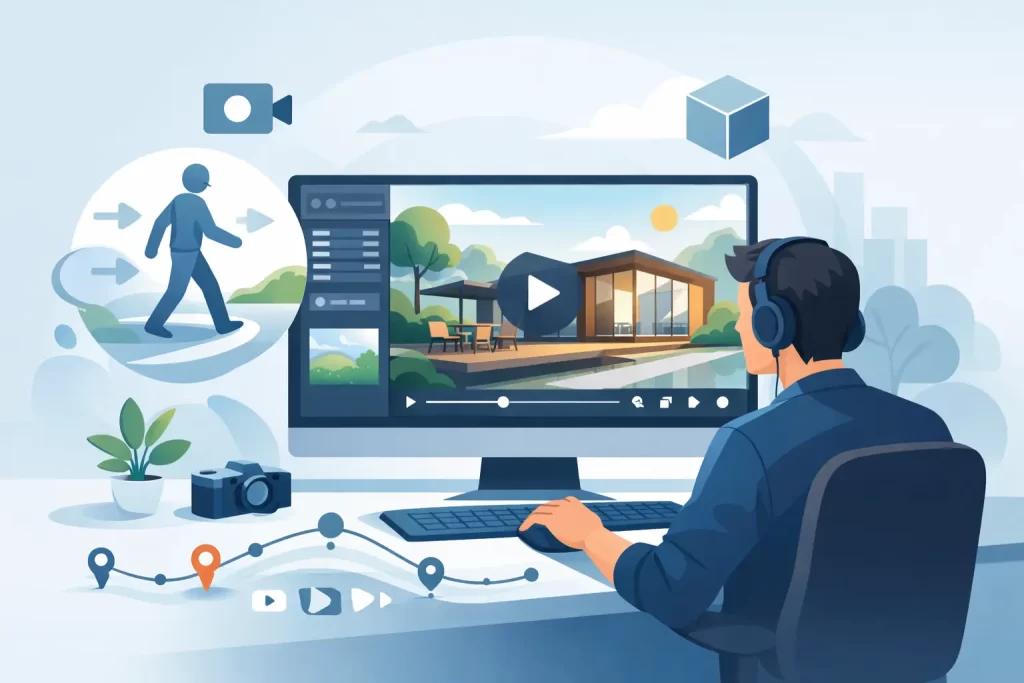 Como criar walkthrough no Twinmotion